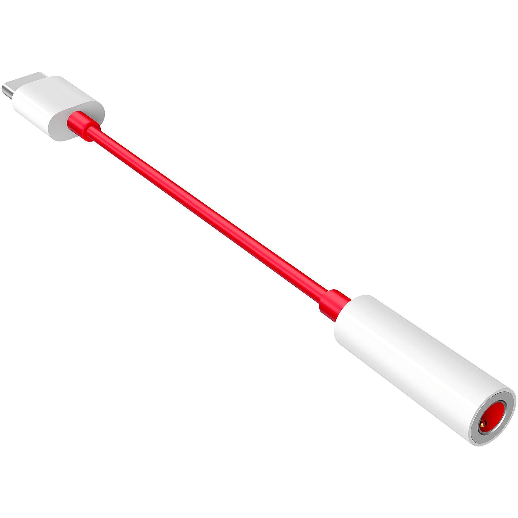 OnePlus Type-C to 3.5mm Auxiliary Adapter (Red)