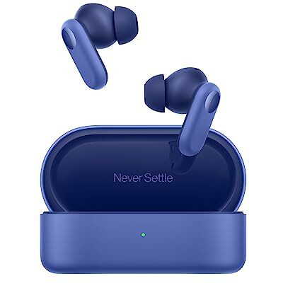 OnePlus Nord Buds 2r True Wireless in Ear Earbuds with Mic, 12.4mm Drivers, PlaybackUpto 38hr case,4-Mic Design, IP55 Rating [Triple Blue]