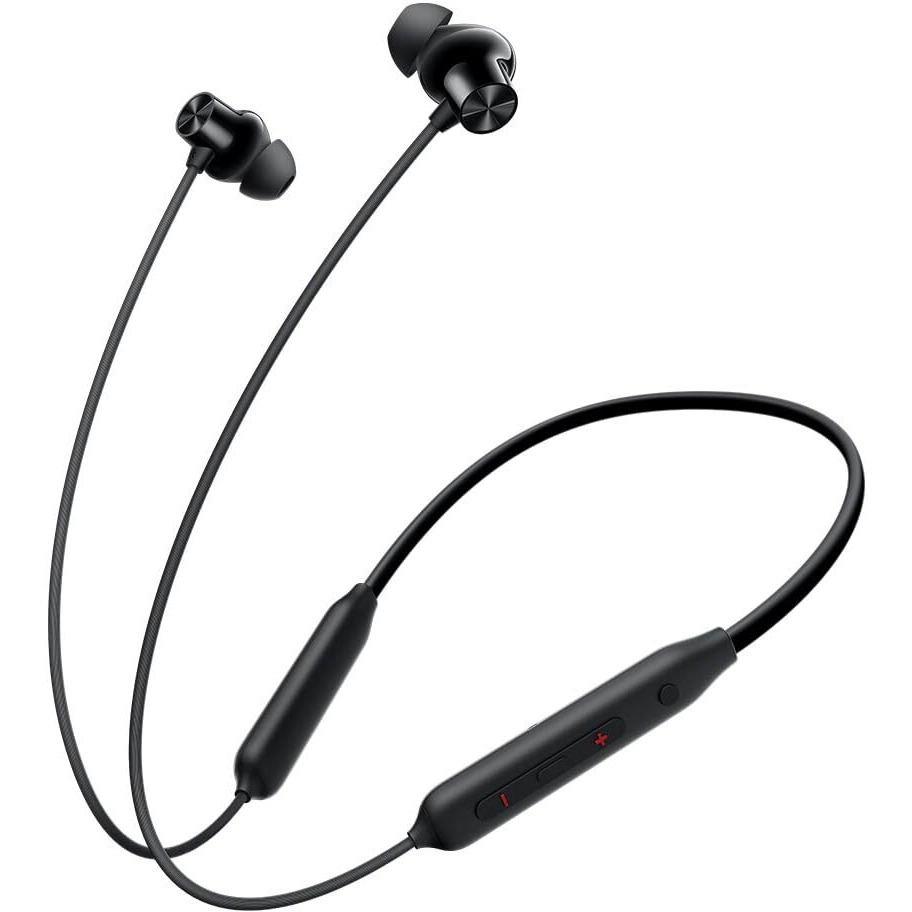OnePlus Bullets Wireless Z2 ANC Bluetooth in Ear Earphones with Mic, 45dB Hybrid ANC, Bombastic Bass - 12.4 mm Drivers, 10 Mins Charge - 20 Hrs Music, 28 Hrs Battery (Booming Black)