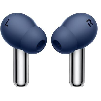 OnePlus Buds Pro 3 Bluetooth TWS in-Ear Buds - Dual Drivers, Dual DACs, Dynaudio EQs, Up to 50dB Adaptive Noise Cancellation, Up to 43Hrs Battery - Sapphire Blue