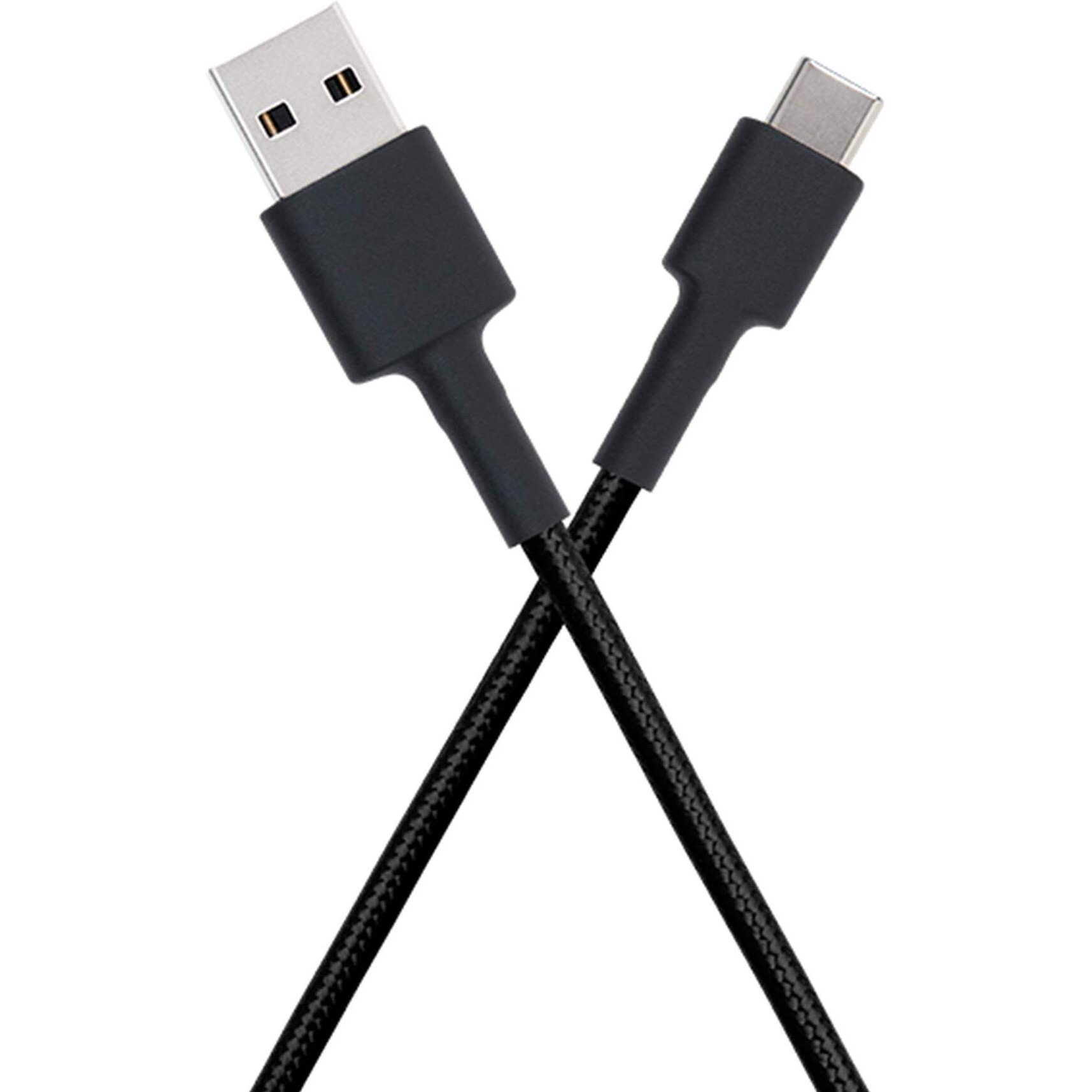 MI Braided Type C 100cm Cable Black|Supports upto 22.5 fast charging|Tangle free Sturdy built with kevlar protection|Supports all mobiles & accessories with type C Input|Toughened Joints