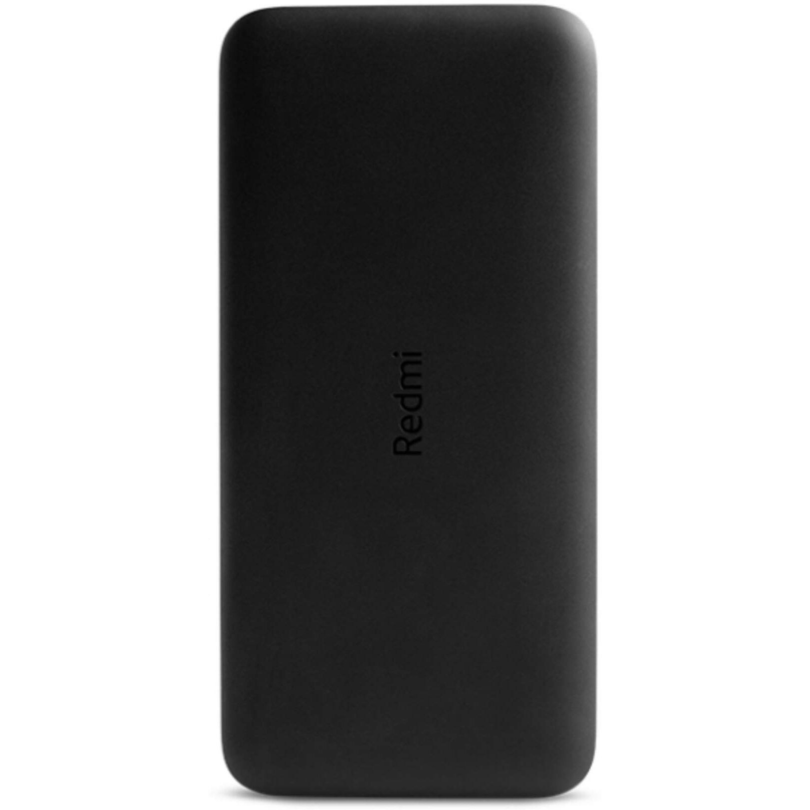 Redmi 20000mAh Li-Polymer Power Bank, USB Type C and Micro USB Ports, 18W Fast Charging, Low Power Mode, Black