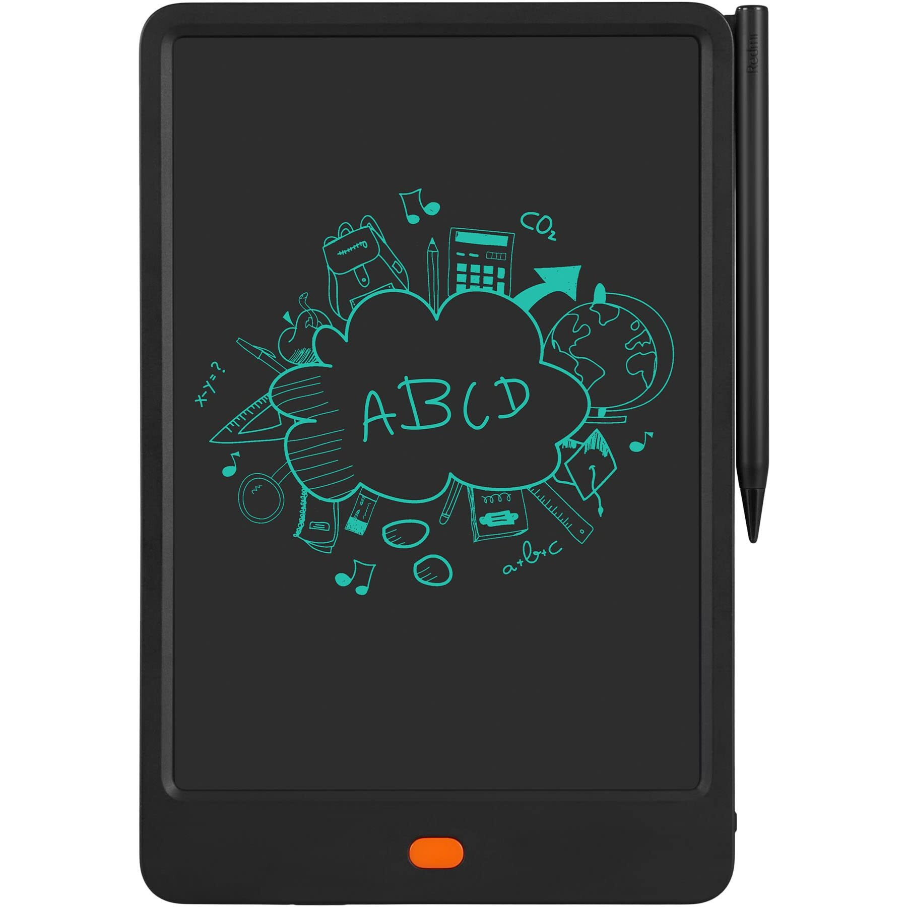 Redmi LCD Writing Pad with Stylus, 21.6cm(8.5inch), Smart Lock to Save Content, ABS Material, Anti-Blue Light Screen, Eco Friendly, Handwriting Gifts for Kids & Adults, Drawing Tablet, Playing Black