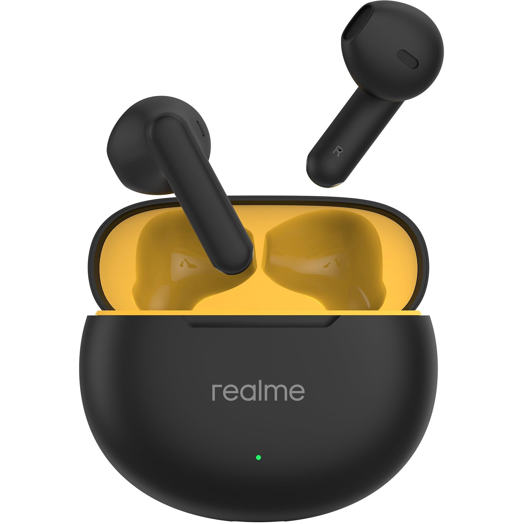 realme Buds T01 Truly Wireless in-Ear Earbuds with AI ENC for Calls, 13mm Dynamic Driver, Upto 28Hrs Battery,88mm Latency,Bluetooth V5.4 & Google Fast Pair (Black)