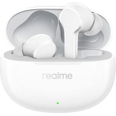 realme Buds T110 Bluetooth Truly Wireless in Ear Earbuds with mic, AI ENC for Calls, Google Fast Pair, 38 Hours Total Playback with Fast Charging and Low Latency Gaming Mode (Pop White)