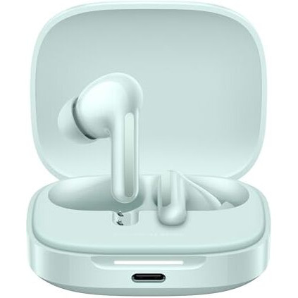 Redmi Buds 6, Dual Driver TWS in Ear Earbuds, 49dB Hybrid Active Noise Cancellation, Spatial Audio, Dual Device Connection, Quad Mic AI ENC, 42 Hrs Playtime, Custom EQ, Wireless Earbuds (Green)
