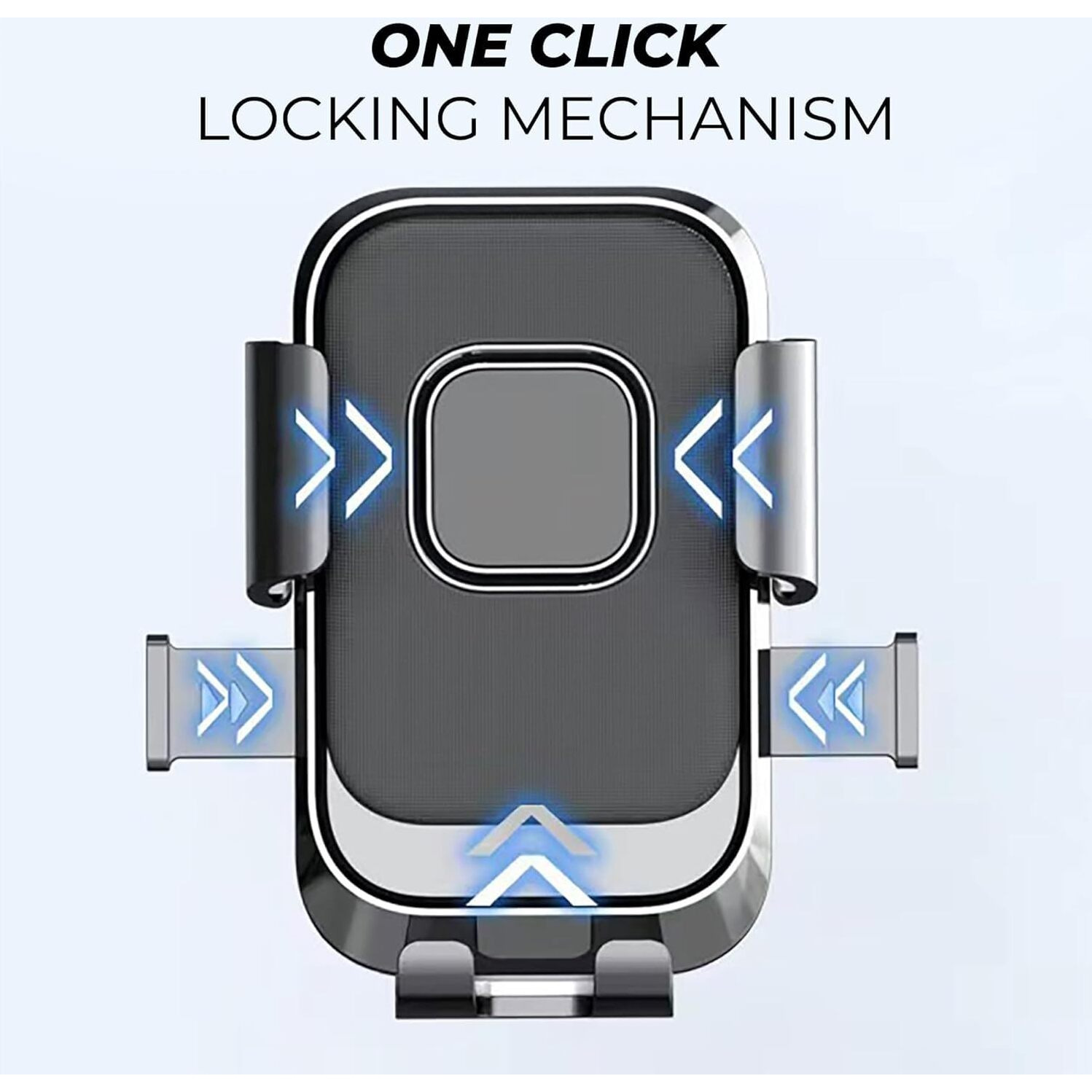 SKYCELL Mobile Holder for Scooty, Scooter & Activa - Universal Bike Mobile Stand Holder for Scooty, Scooter, Activa & More Black