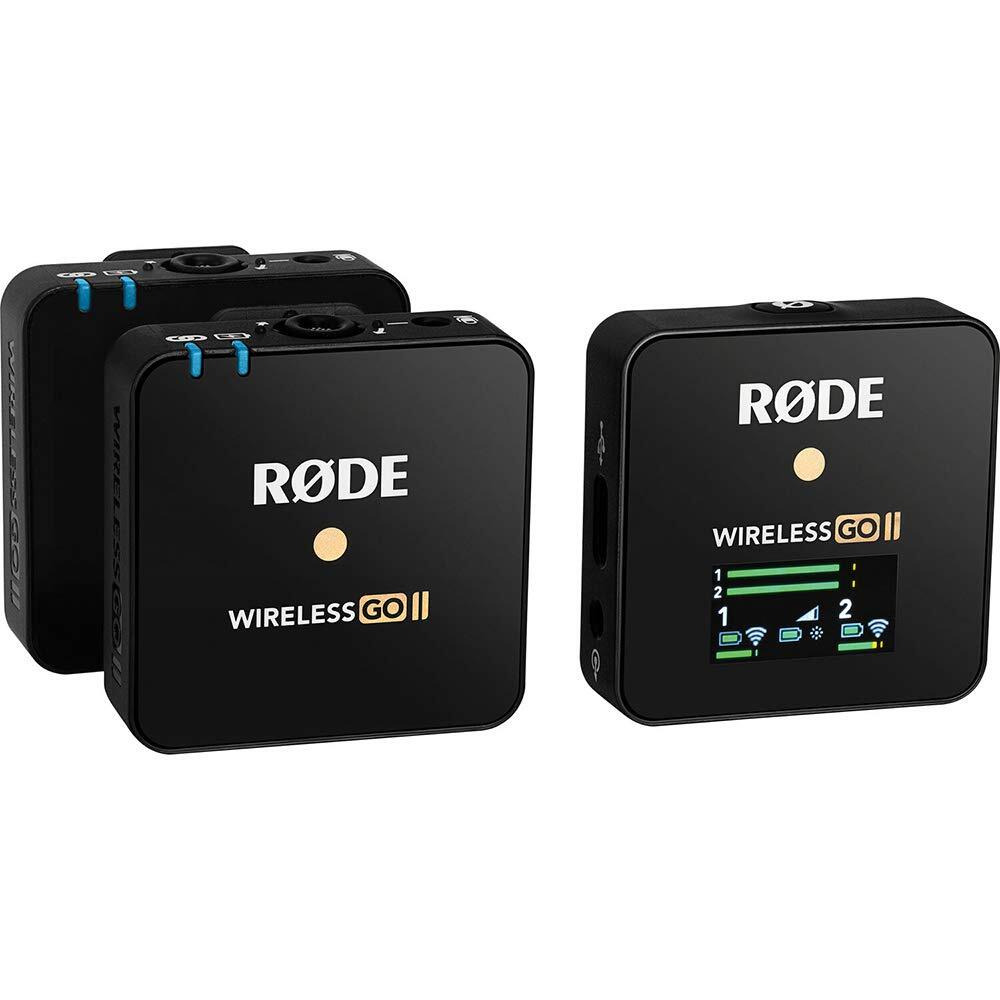 Rode Wireless Go II Dual Lavalier Microphone (Omnidirectional, Black)