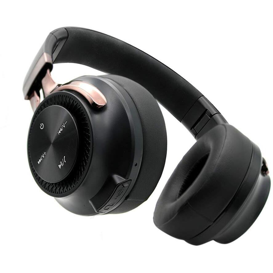 HAMMER Bash Over The Ear Wireless Bluetooth Headphones with Mic, Deep Bass, Foldable Headphones, Fast Pairing, Upto 8 Hours Playtime, Workout/Travel, Bluetooth 5.0 (Black)