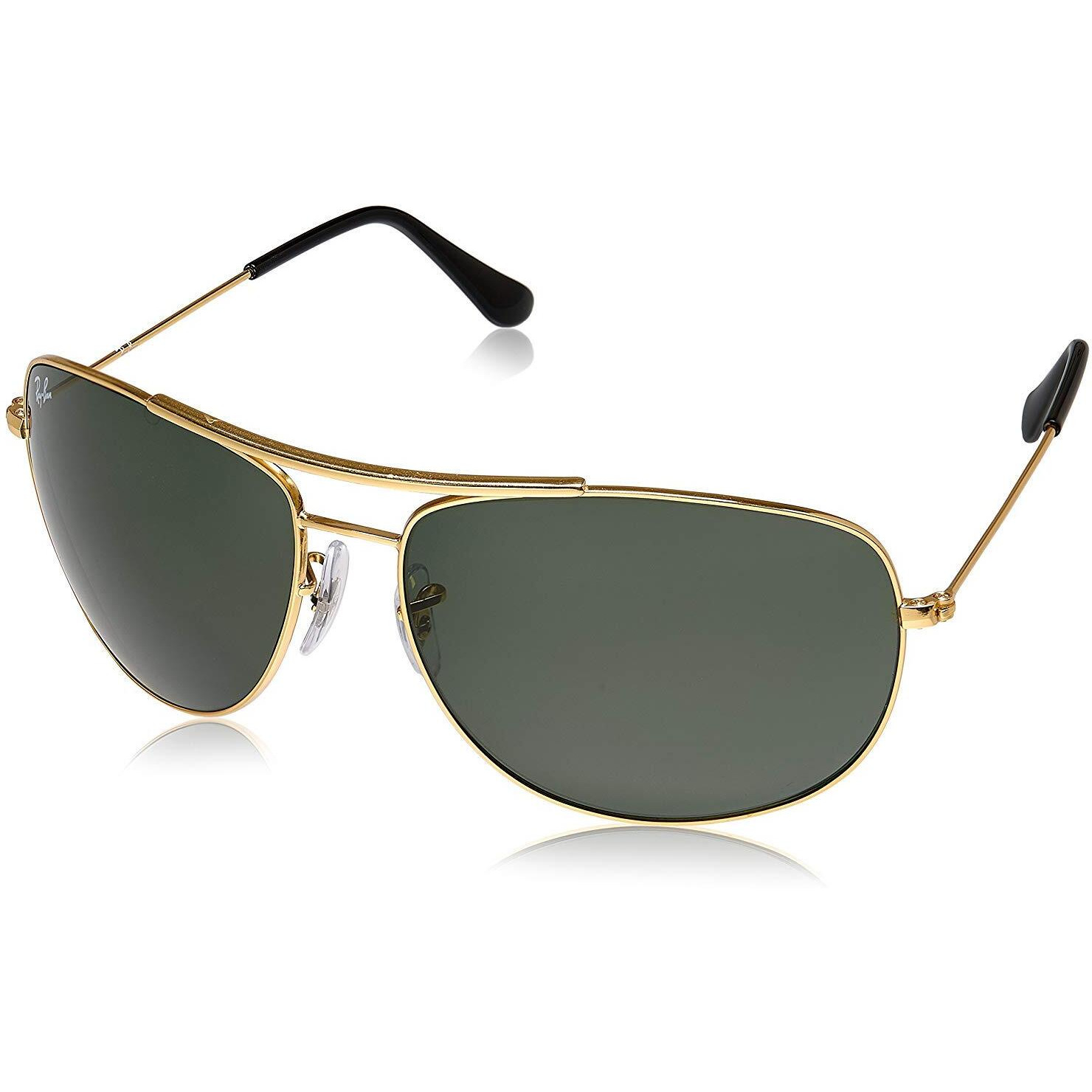 Ray-Ban UV Protected Sunglasses for Men( 0RB3412I|63 mm|Crystal Green)