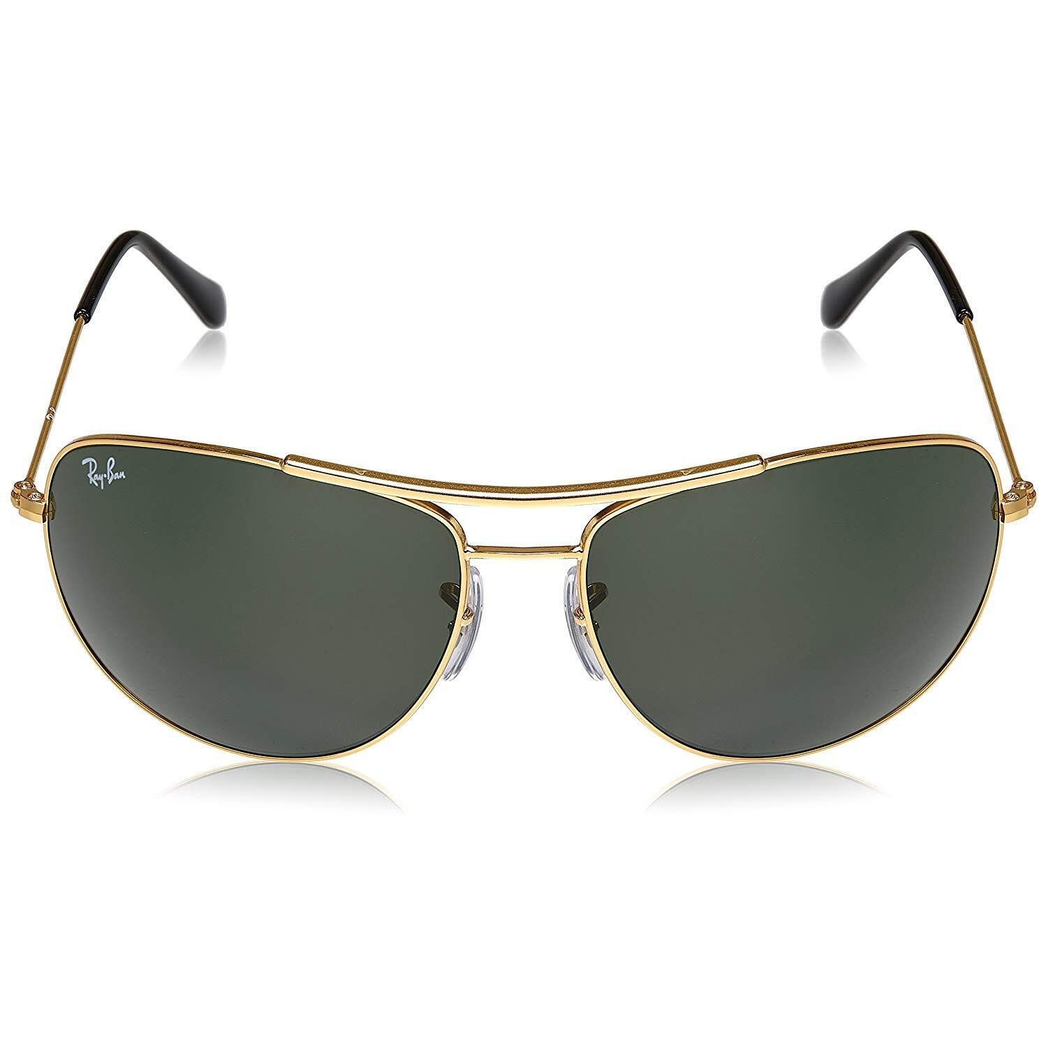 Ray-Ban UV Protected Sunglasses for Men( 0RB3412I|63 mm|Crystal Green)