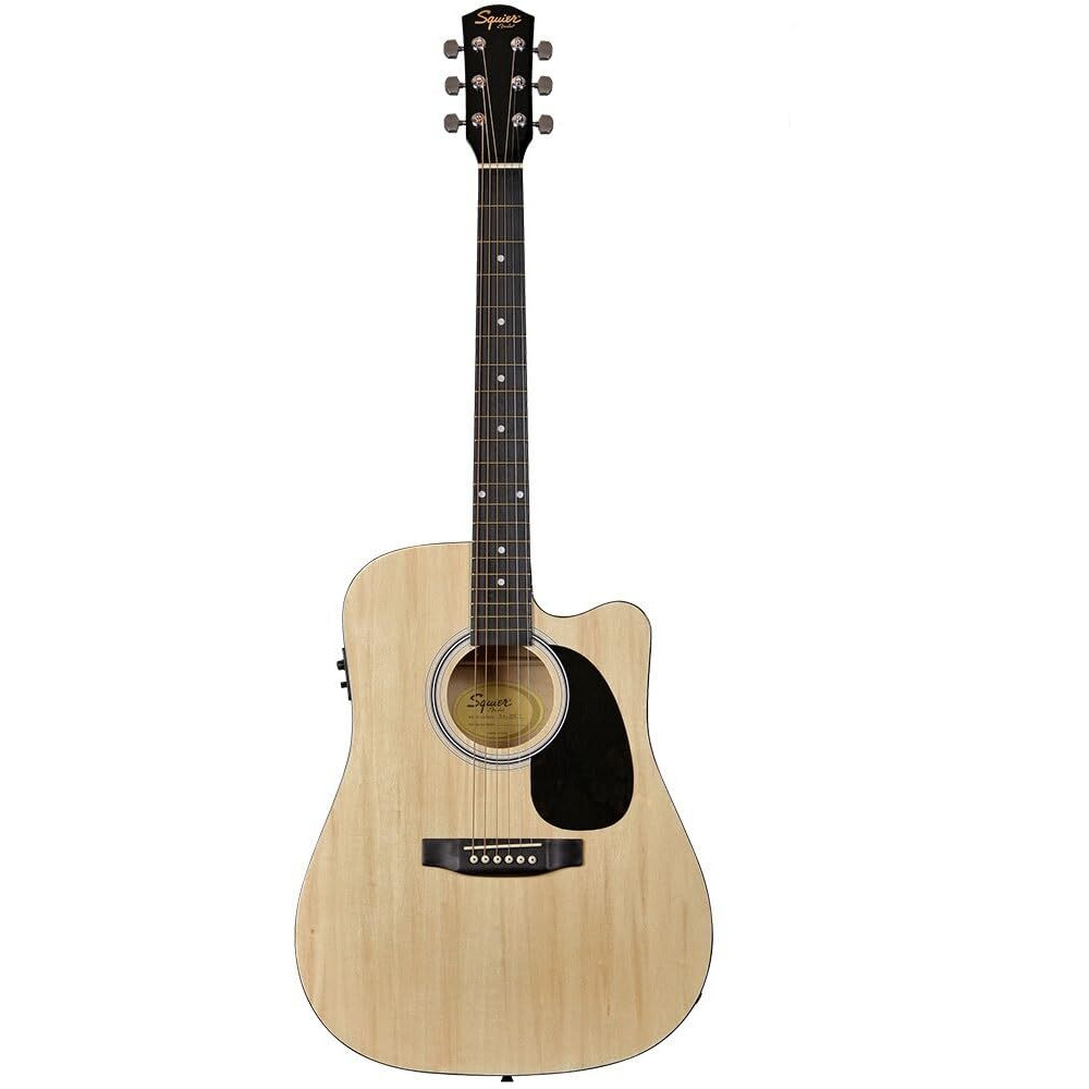 Fender Squier Acoustic Guitar Cutaway Electronics SA-105CE Natural 930307021