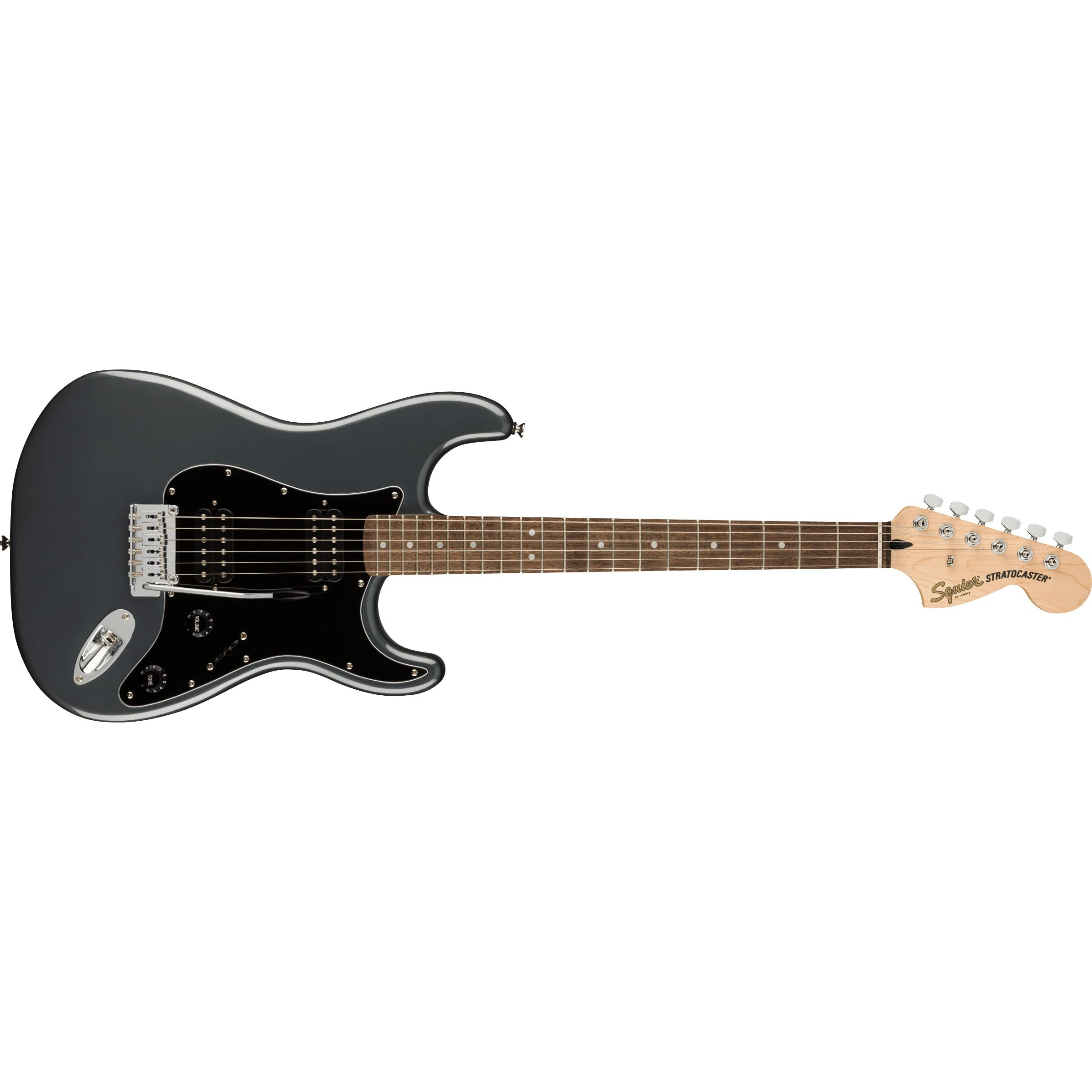 Fender Squier Affinity Strat HH Charcoal Frost Metallic 378051569