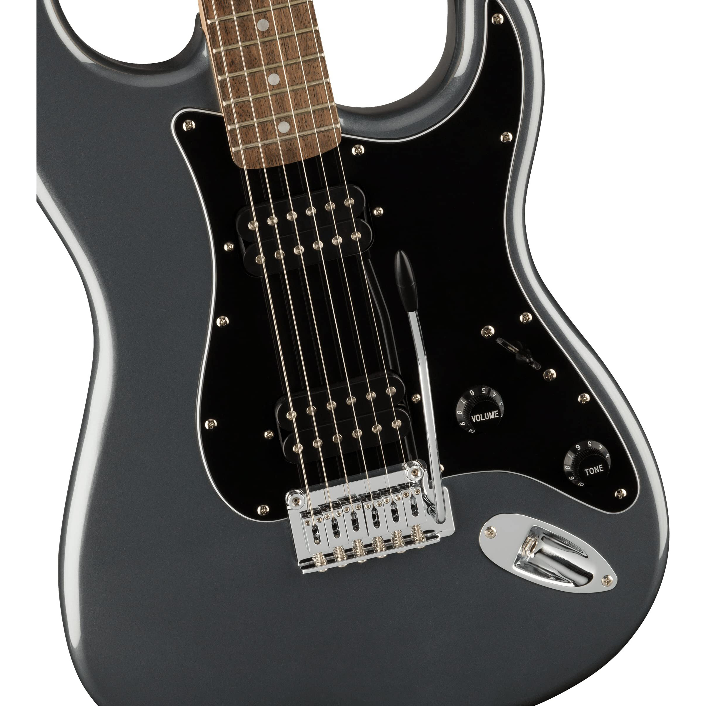 Fender Squier Affinity Strat HH Charcoal Frost Metallic 378051569