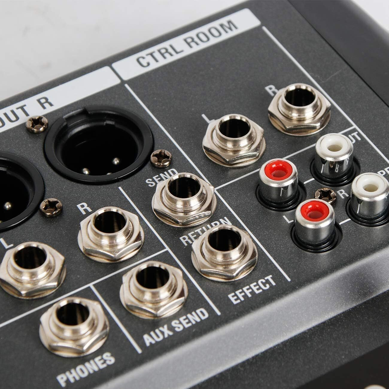 DIGIMORE Professional 12 Channel Mixer | 12 XLR + 6.35MM Inputs | USB MP3 & BT Support | 48V Phantom Power | 5-Band Eq | Delay & Repeat FX|Stereo Output| Stereo Control Room, Headphone, Aux, EFF D-285