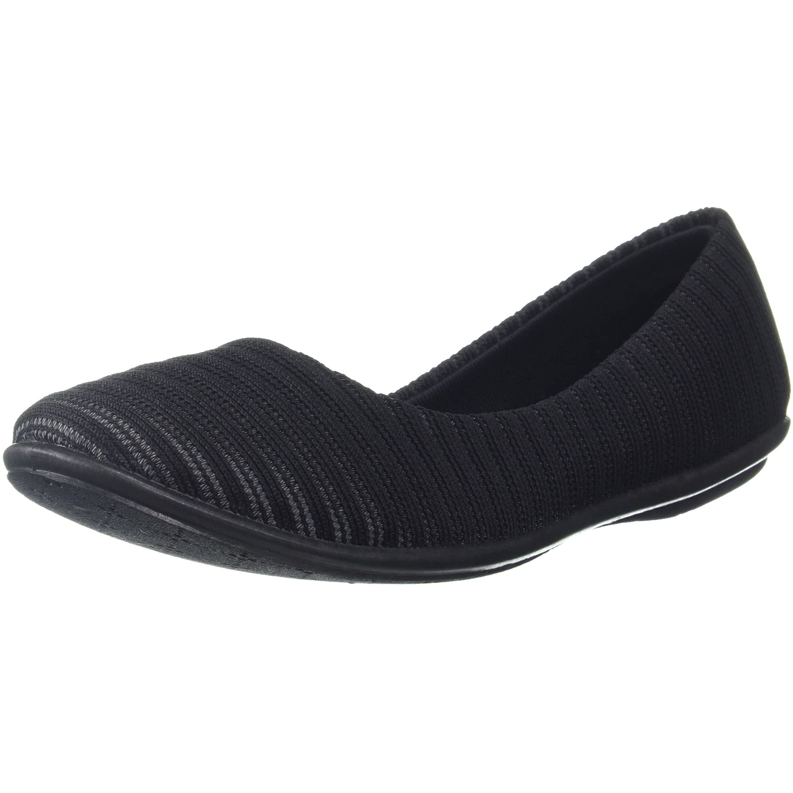 Bata Womens Casual Ballerina Sandra - Stylish Ballet Flats for Everyday Wear Black