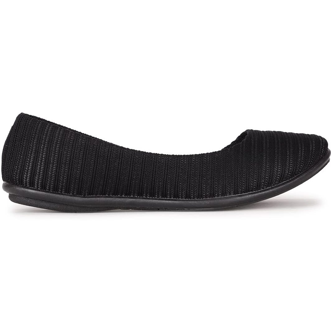 Bata Womens Casual Ballerina Sandra - Stylish Ballet Flats for Everyday Wear Black