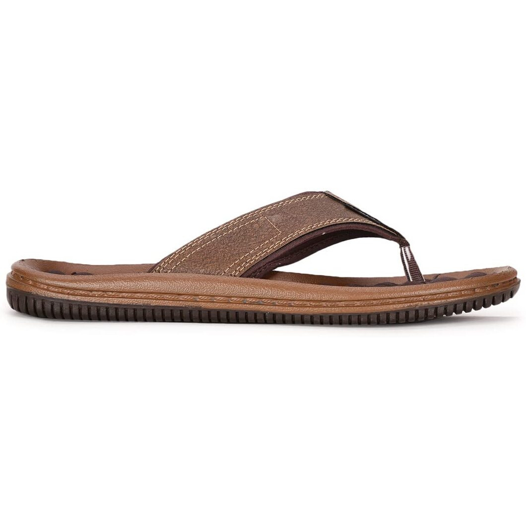 Bata Men's JOY Slippers (8714812_BROWN_10 UK)
