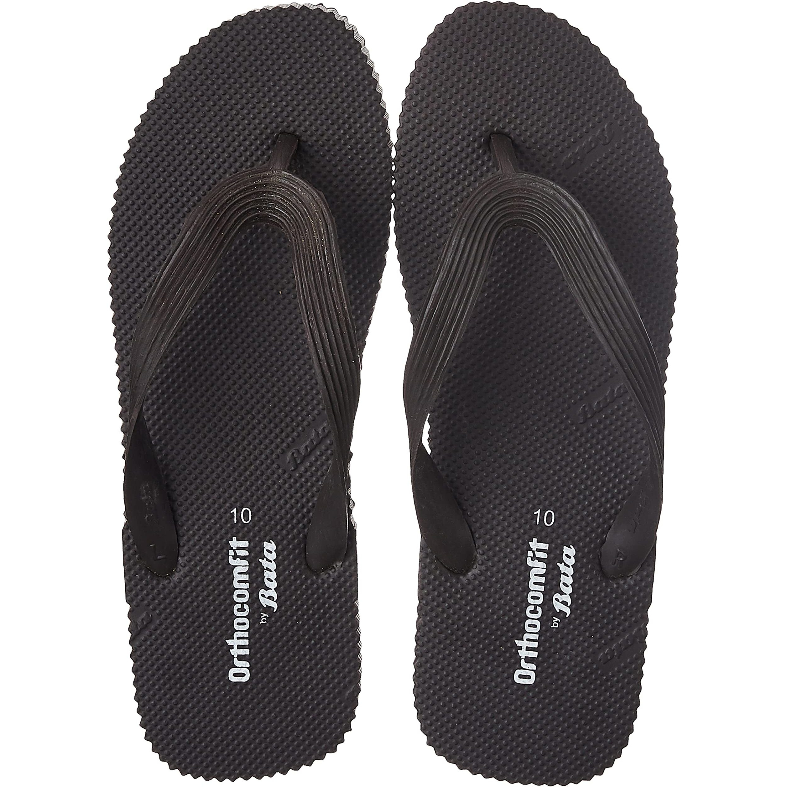 Bata Sunshine mens ORTHO COMFIT MENS Brown Slipper