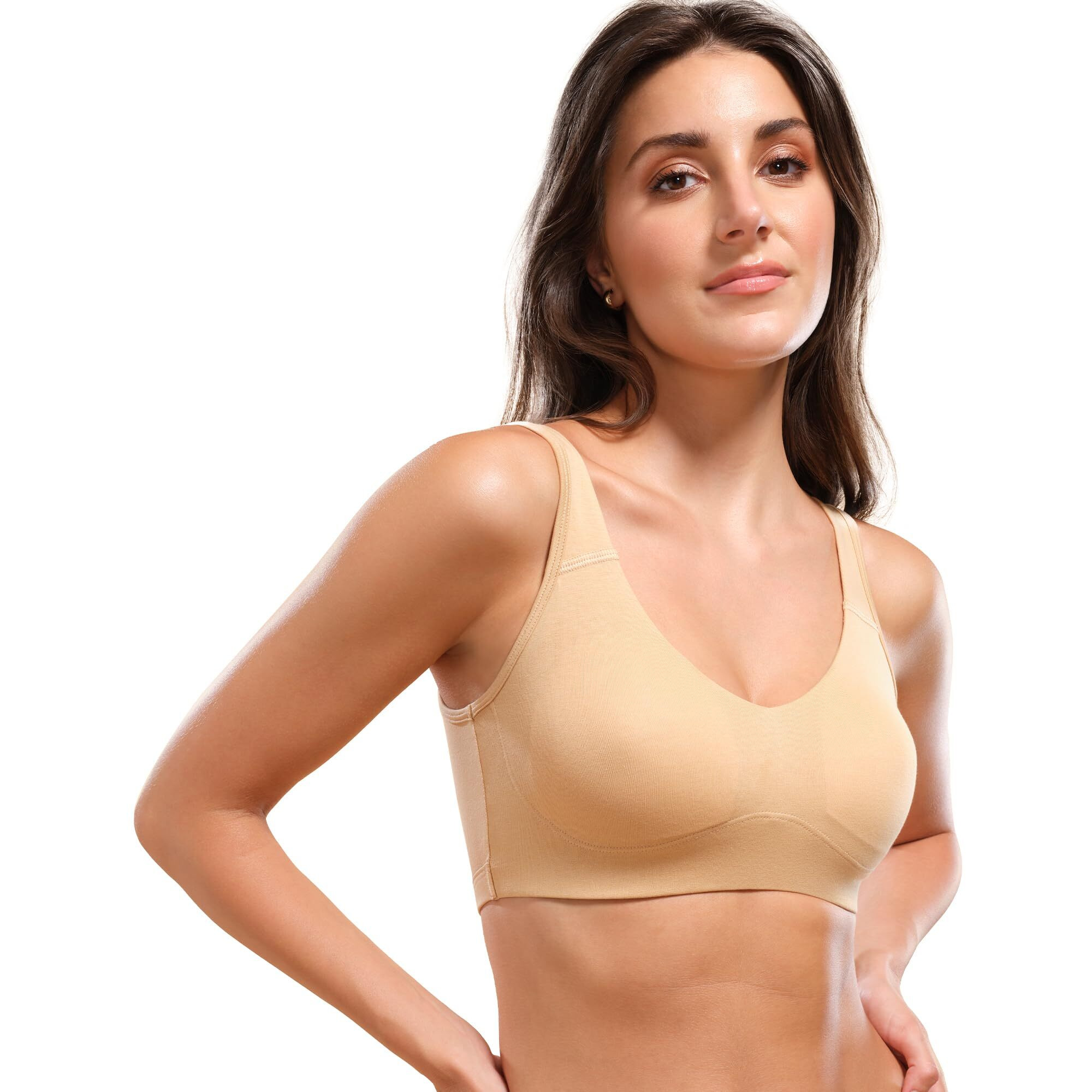 Enamor A106 Beginners Everyday Bra  Padded  Wirefree  Full Coverage