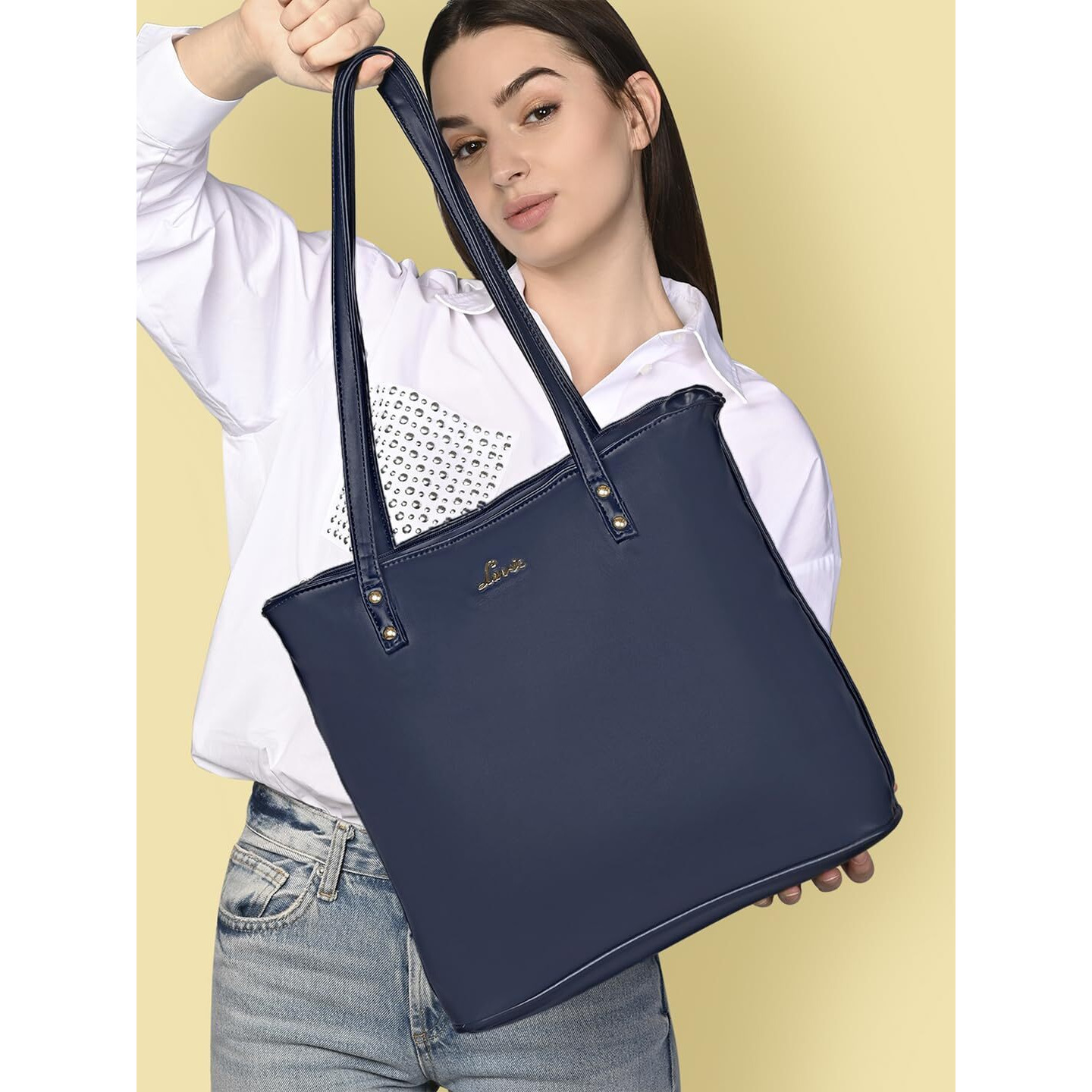 Lavie Pavo Women's Tote Bag (Blue, Navy)