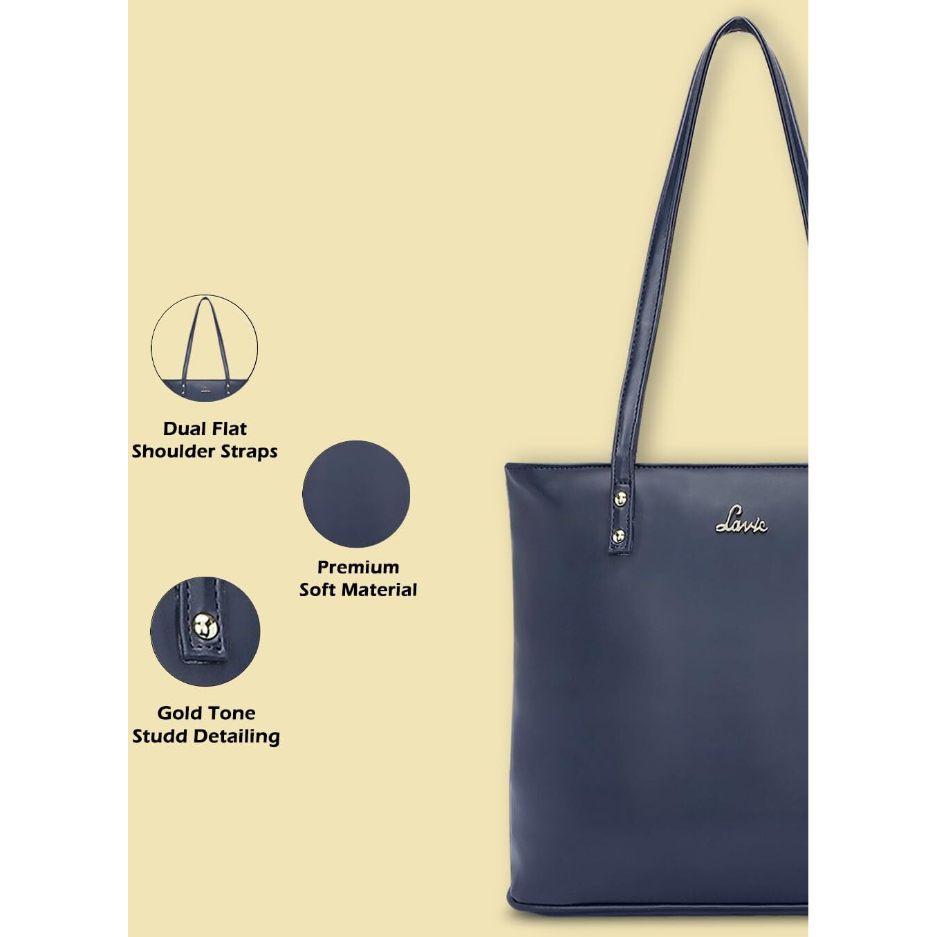 Lavie Pavo Women's Tote Bag (Blue, Navy)