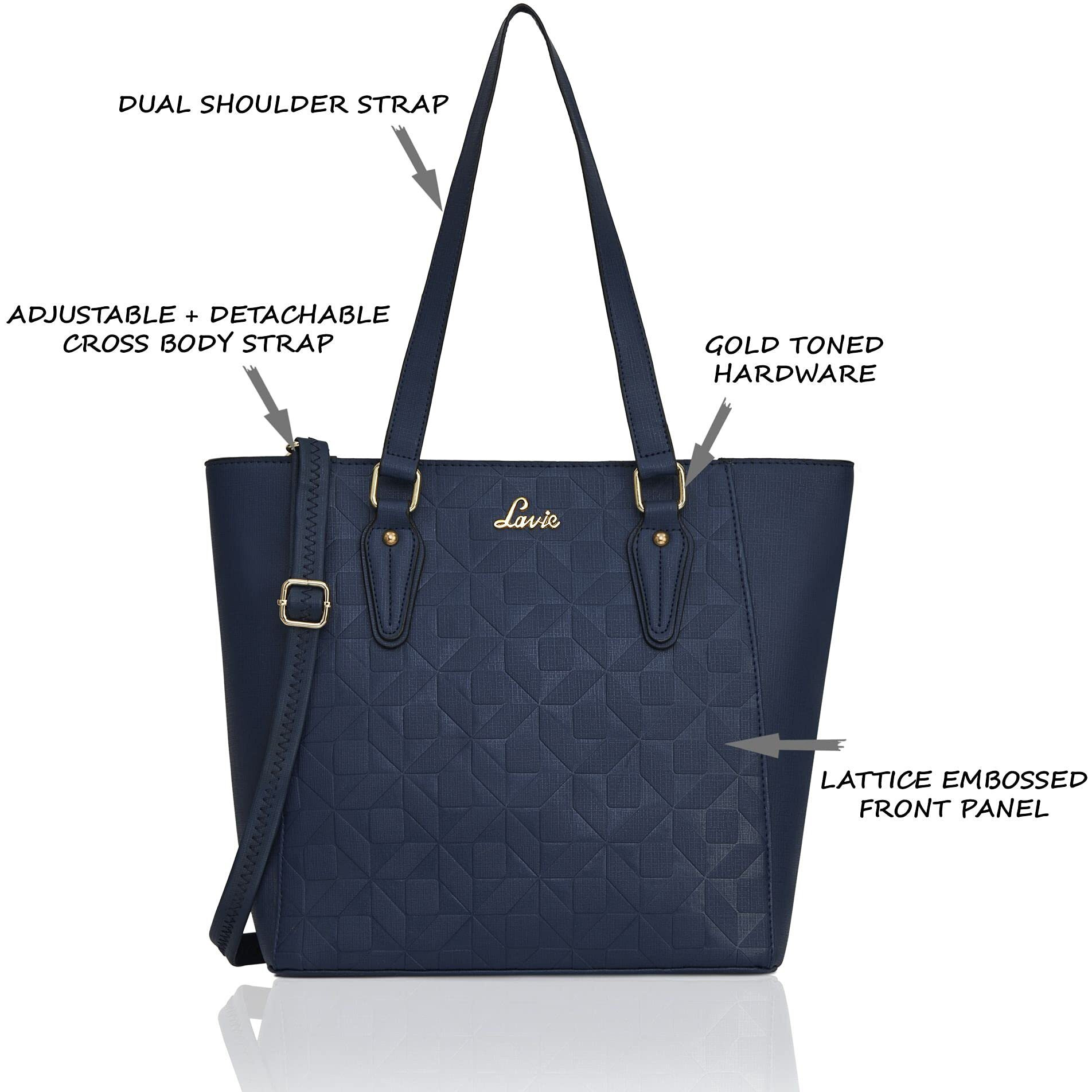 Lavie Zarya Women's Tote Bag with No (Navy)