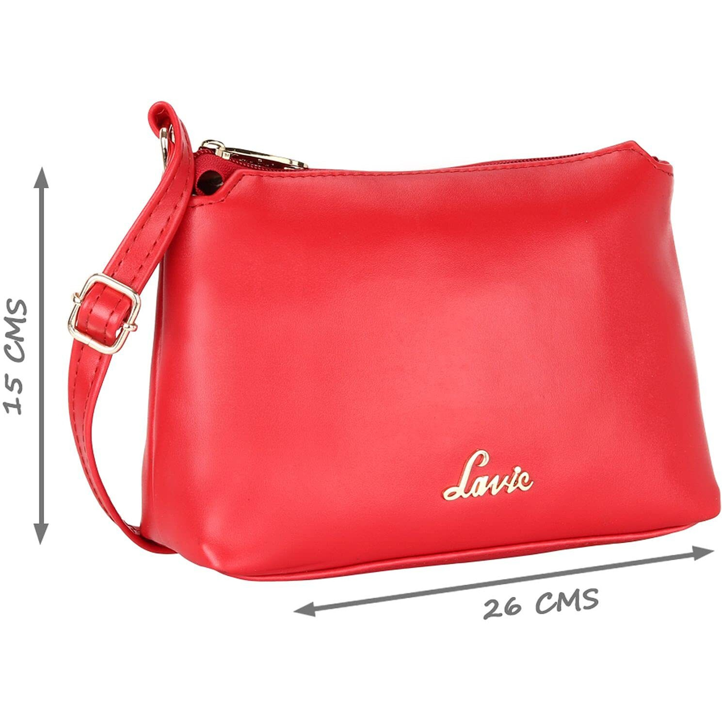 Lavie Girl's Rizon Trendy Small Sling Bag (Red)