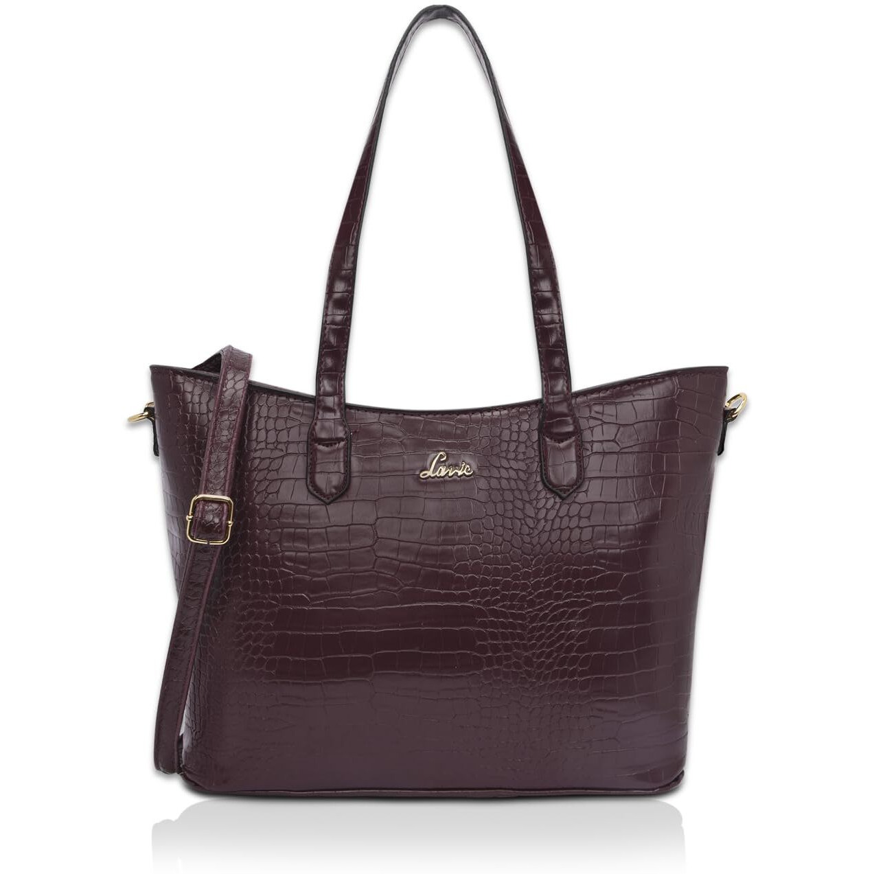 Lavie Women's Hailon Large Tote Bag Maroon Ladies Purse Handbag