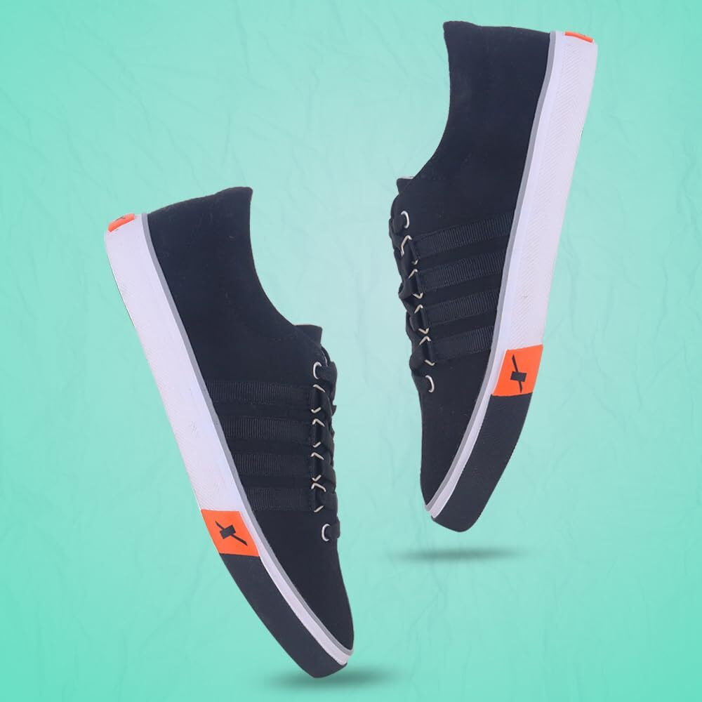 Sparx mens SM 162 | Stylish, Comfortable | Black Sneaker - 9 UK (SM 162)