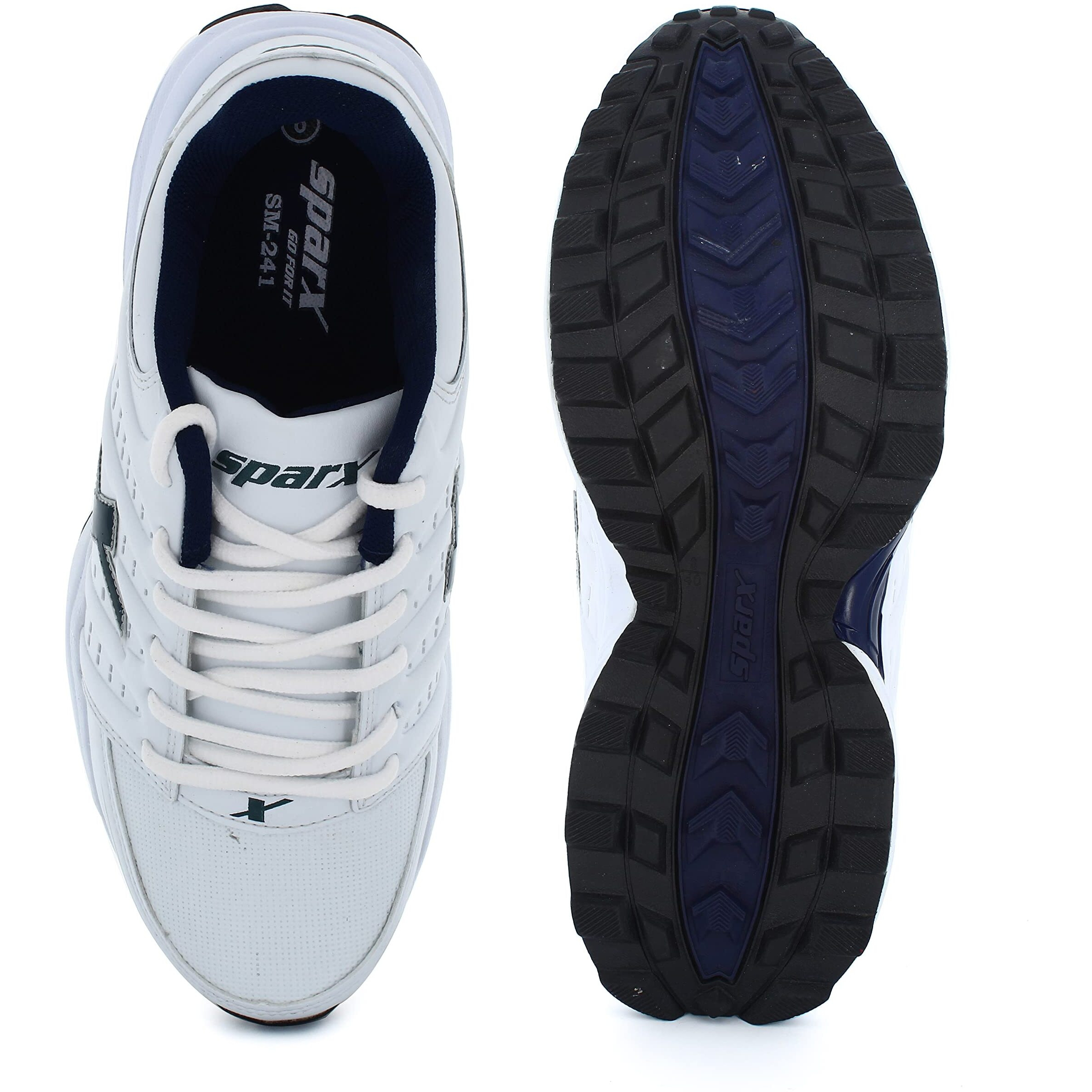 Sparx Mens SM 241 | Enhanced Durability & Soft Cushion | Blue Running Shoe - 9 UK (SM 241)