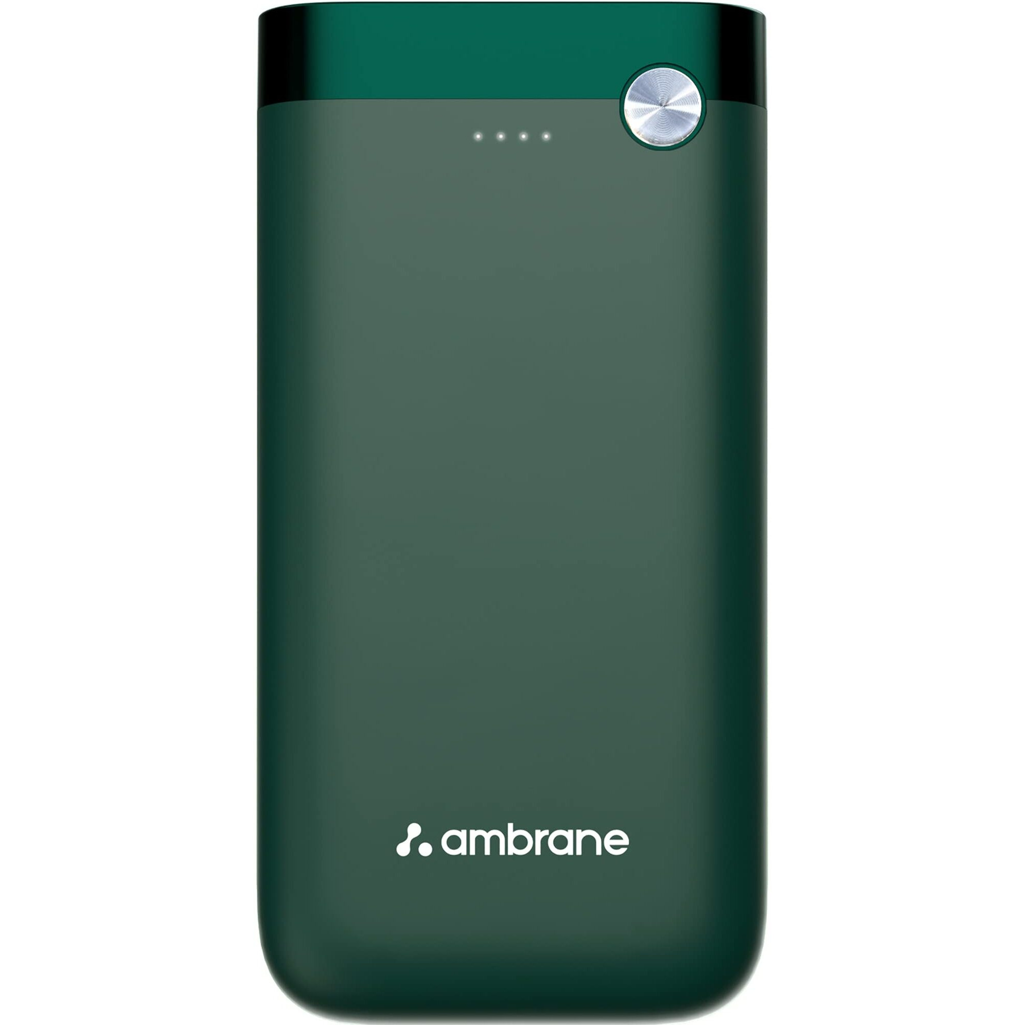 Ambrane 20000mAh Powerbank, 20W Fast Charging, Triple Output (2 USB & 1 Type C), Power Delivery, Quick Charge for iPhone, Android & Other Devices, Made in India + Type C Cable (PP-20 Pro, Green)