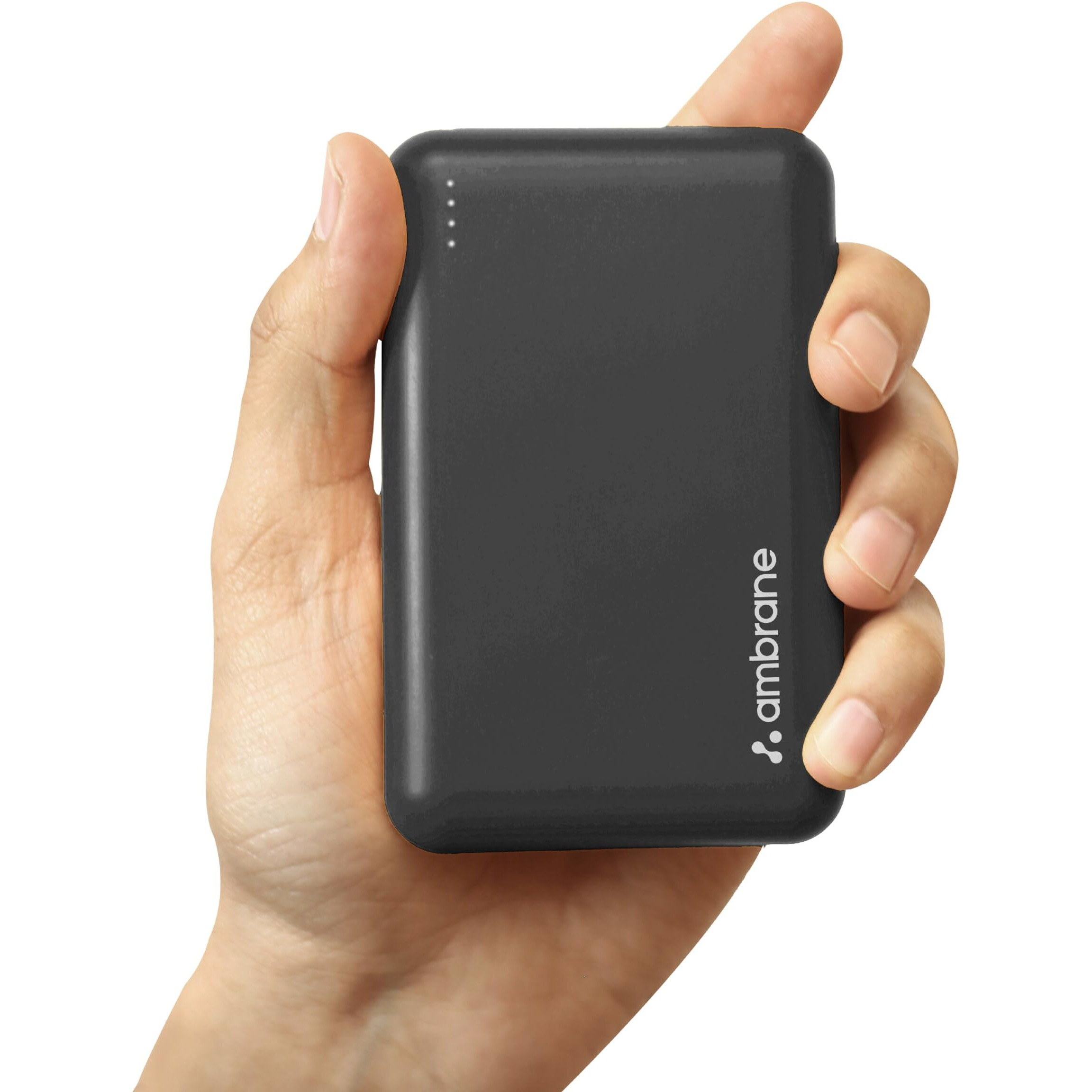 Ambrane 20000 mAh Mini Power Bank with 22.5W Fast Charging, Pocket Size, Triple Output, Type C PD (Input & Output), Li-Polymer, Made in India + Type C Cable (Powerlit XL Lite, Black)