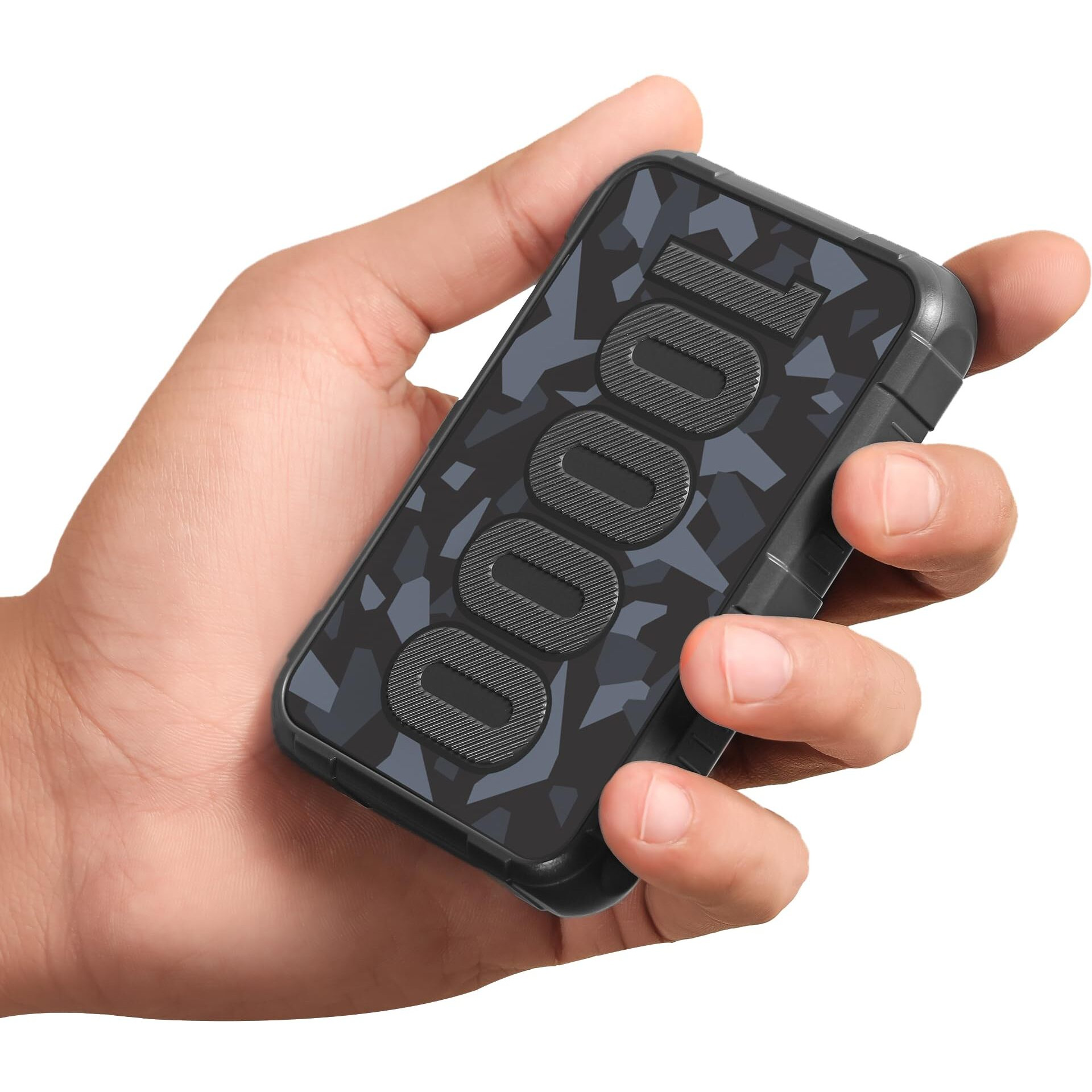 Ambrane 10000mAh Rugged, Slim & Compact Powerbank, 22.5W Fast Charging, USB & Type C Output, Power Delivery, Quick Charge for iPhone, Android & Other Devices (Force 10k, Black)