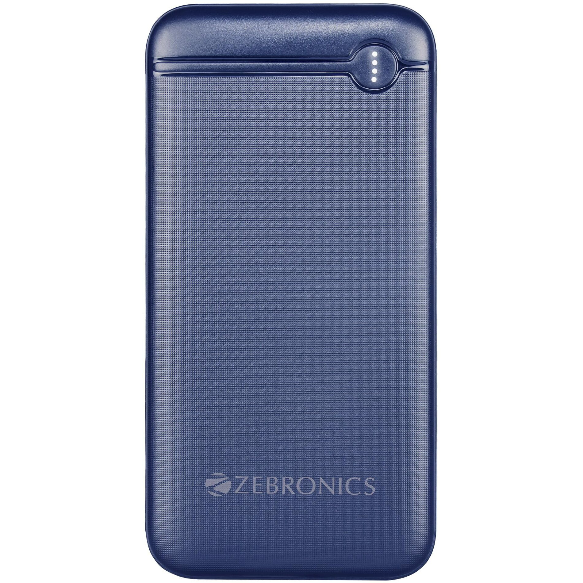 ZEBRONICS Mb10000S11 Power Bank, 10000 Mah, Rapid Charge, Tablets, 20W Output, Dual USB Output, Pd 3.0 Type C, Built in Protections, Led Indicator, Made in India (Blue)