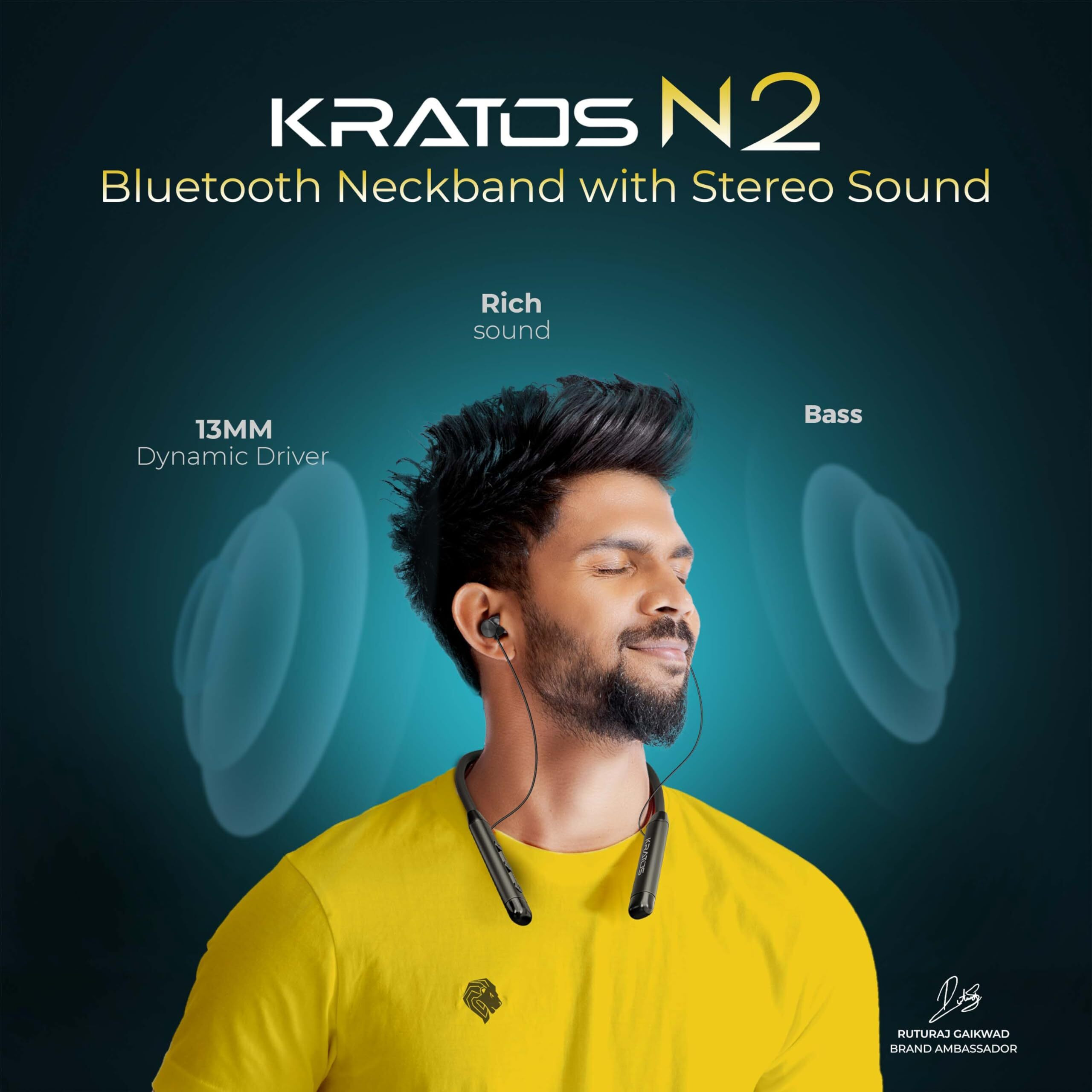 Kratos Buletooth Wireless Earphone (N2)