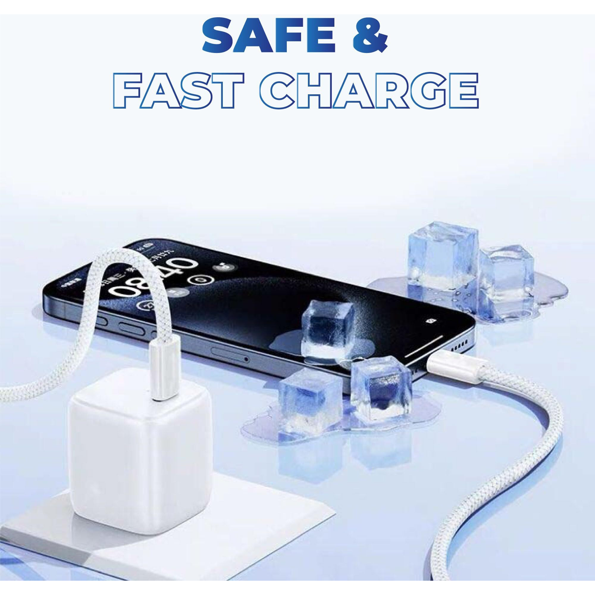 Kratos Type C to Type C Fast Charging Cable 1M Unbreakable Nylon Braided C to C cable fast charging compatible with Samsung Galaxy Series, Realme, Redmi, Vivo,Oppo & type c devices, 480Mbps Data Sync