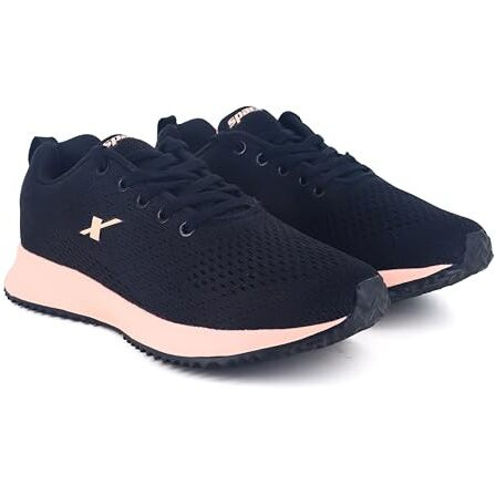 Sparx Womens SL 194 Black Peach Walking Shoe - 4 UK (SL 194)