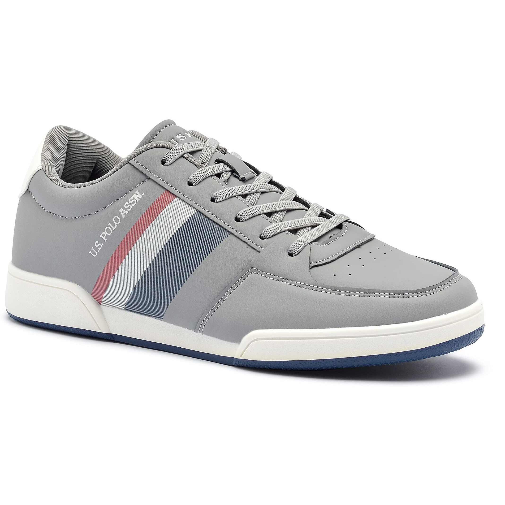 U.S. Polo Assn. Mens Anders Grey Sneaker - 6 UK (2FD22519G07)
