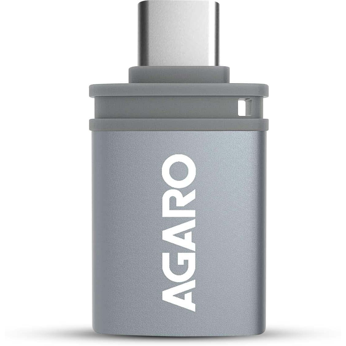 AGARO Blaze USB 3.0 to Type C OTG Adapter, Compatible with Thunderbolt to USB Adapter, Laptops including MacBook Pro, Air and All Type-C Devices, Portable and High-Speed Data Transfer