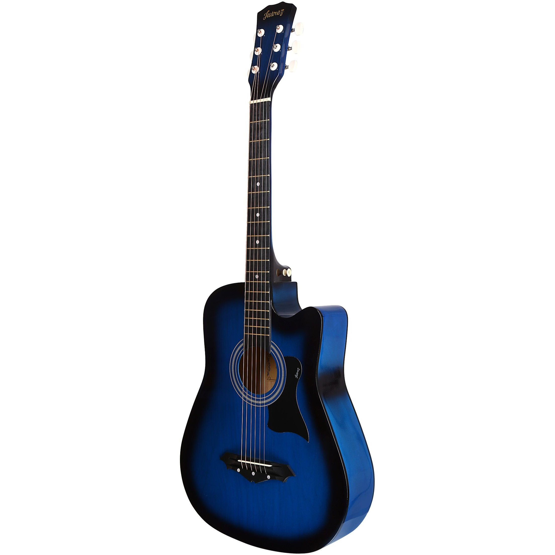 JUREZ JRZ38C/VTS ACOUSTIC 38" GUITAR WITH ACC (BLUE SUNBURST)