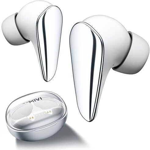 Mivi DuoPods i7 Earbuds - Step into The 3rd Dimension of Sound with 3D Soundstage, High Fidelity Drivers, Advanced Audio Codec for Lossless Audio, etc.