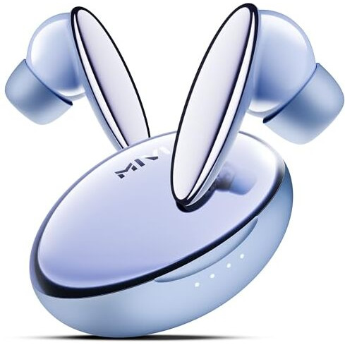 Mivi Opera ANC [Flagship Launch], True Wireless Earbuds with 35dB ANC, Hi-Res Audio, LDAC, 3D Soundstage, 60H Playtime, Spatial Audio, Transparency Mode, 13mm Drivers