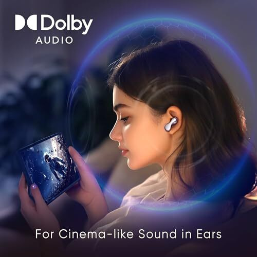 Mivi SuperPods Immersio [Just launched], True Wireless Earbuds, Dolby Audio, 3D Soundstage, 60H Playtime, AI ENC, BT v5.4 Earbuds