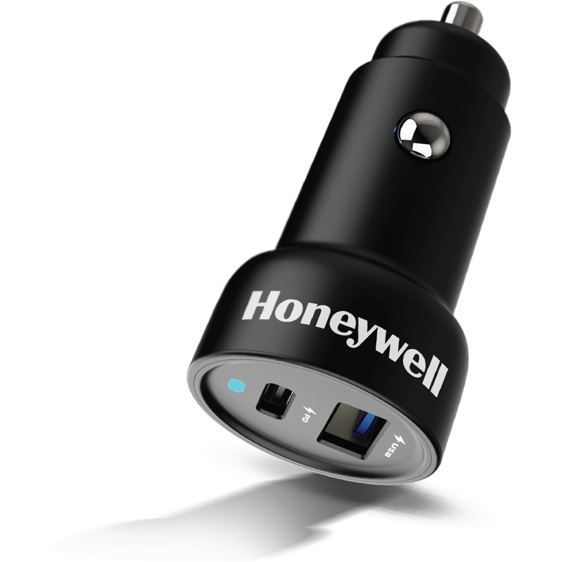 Honeywell Micro CLA 83W PD Smart Car Charger, 65W Type C PD & 18W USB A Port, Ultra-Fast Charging, Compatible with All Car for iPhone, Smartphones, Laptops, Tablets, 3 Years Manufacturer Warranty