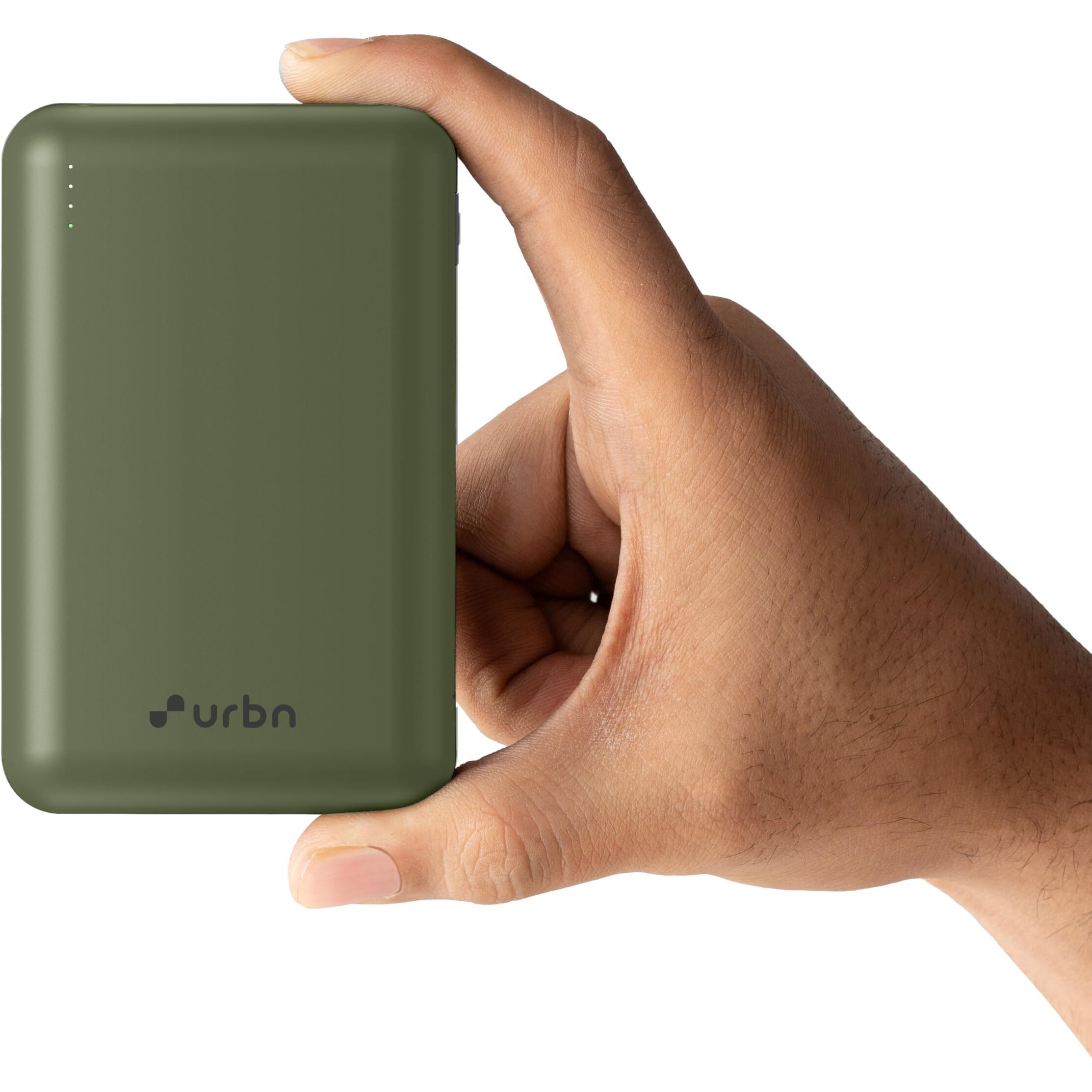 URBN 20000 mAh Premium Nano Power Bank | 22.5W Super Fast Charging | Smallest Power Bank | Dual Type C Power Delivery (PD) Output + 1 USB Output for Quick Charge | Two-Way Fast Charge (Camo)