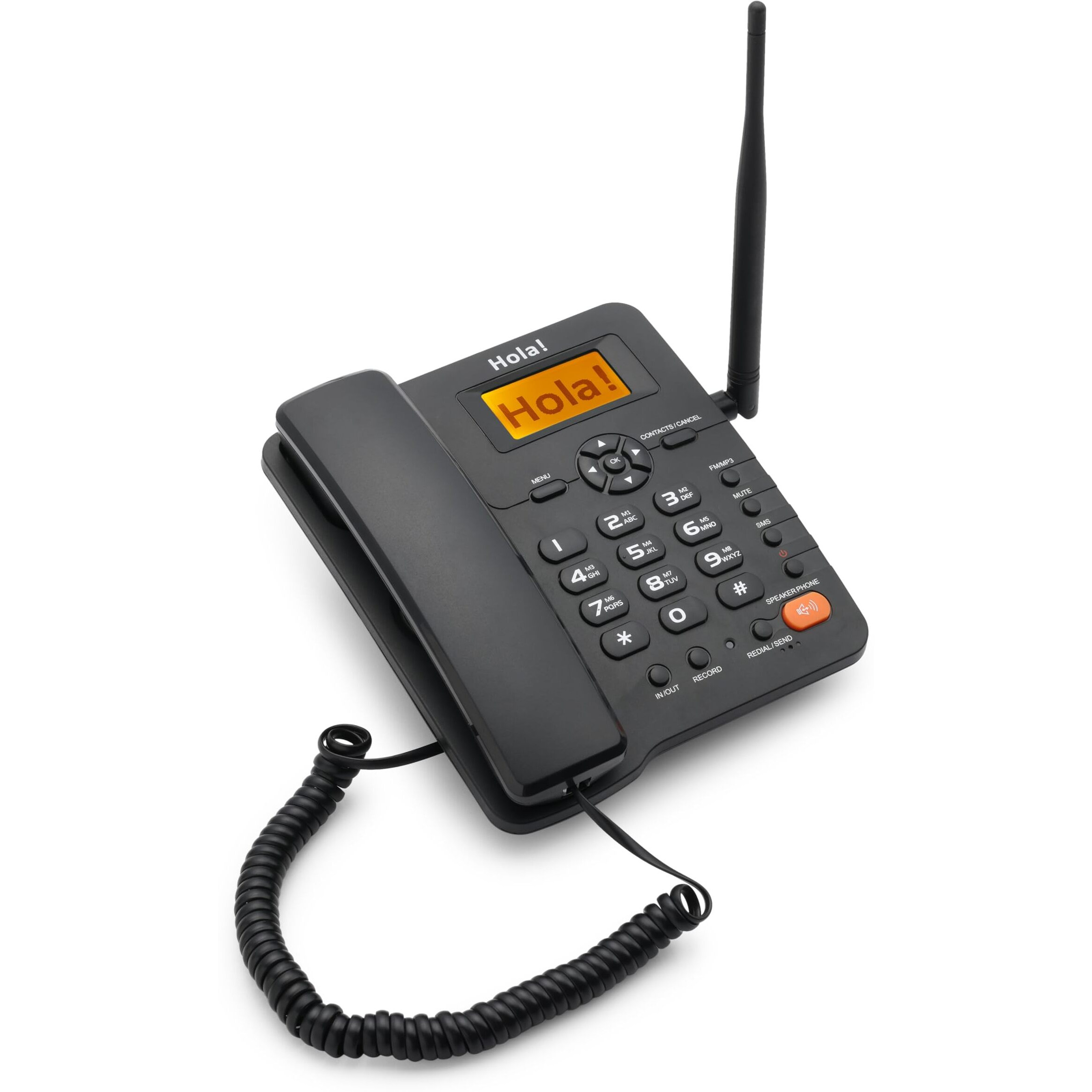 Hola F100 FWP Updated,Type C Charing,Quad Band, Dual Sim,Voice Recording,Auto Answering, Mp3 Player,Alarm,Basic Calc,TNC Antenna Airtel/Voda/BSNL All Sim Compatible Except Jio
