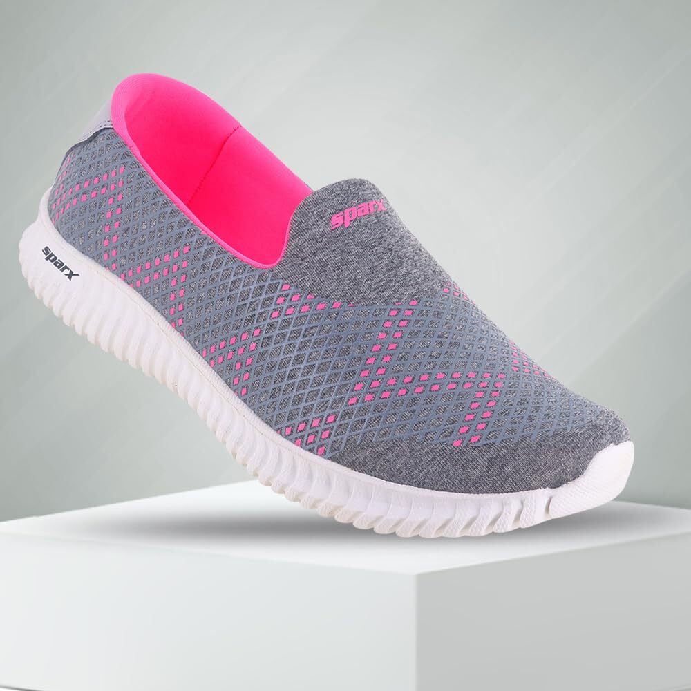 SPARX Womens SL 123 | Enhanced Durability & Soft Cushion | Grey Running Shoe - 8 UK (SL 123)