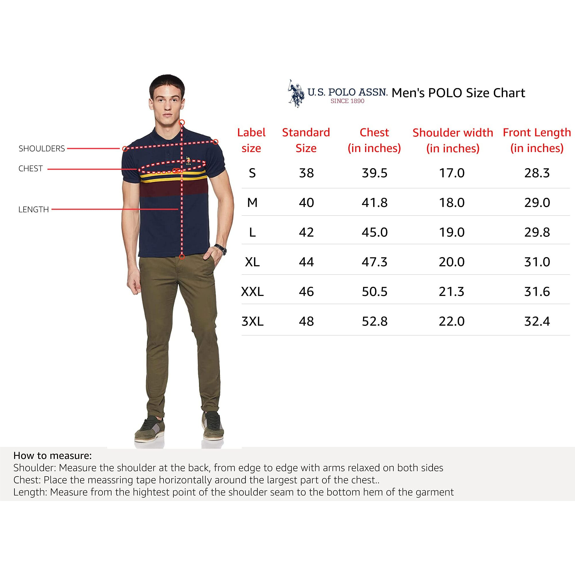U.S. POLO ASSN. Men's Solid Regular Fit Cotton Polo (USTS5789_White_Medium)