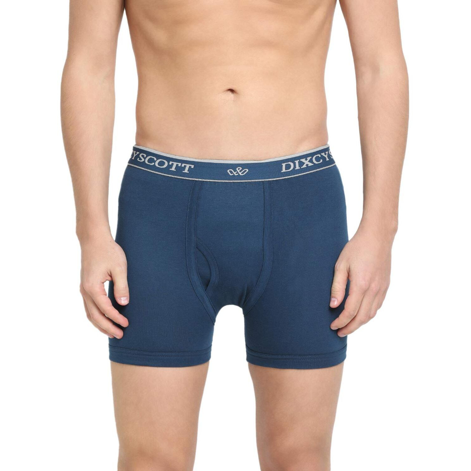 Dixcy Scott Originals Mens Long Cross Trunk Comfort Fit Solid Innerwear Outer Elastic with Spandex- Assorted - Print & Color May be Vary(Assorted - Pack of 3 )-XL